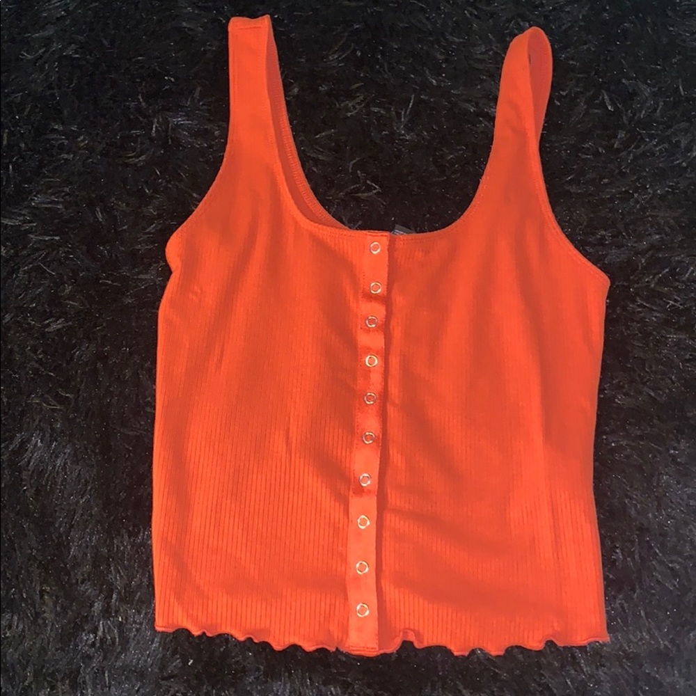 Orange tank top